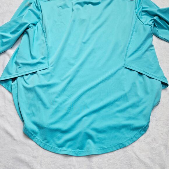 Womens Legendary Whitetails Plus Size XXL Activewear Top Trailblazer Aqua Blue - Picture 4 of 13